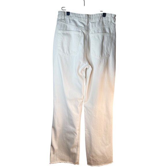 2/$30 ZARA Womens Size 8 Distressed White Jeans - Picture 3 of 15